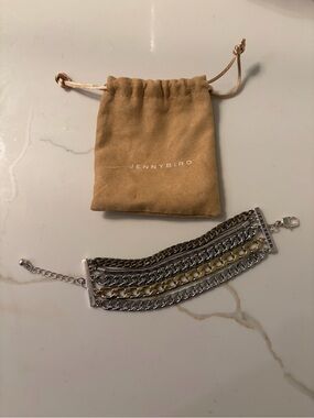 Jenny Bird Mixed Metal Multi-Strand bracelet